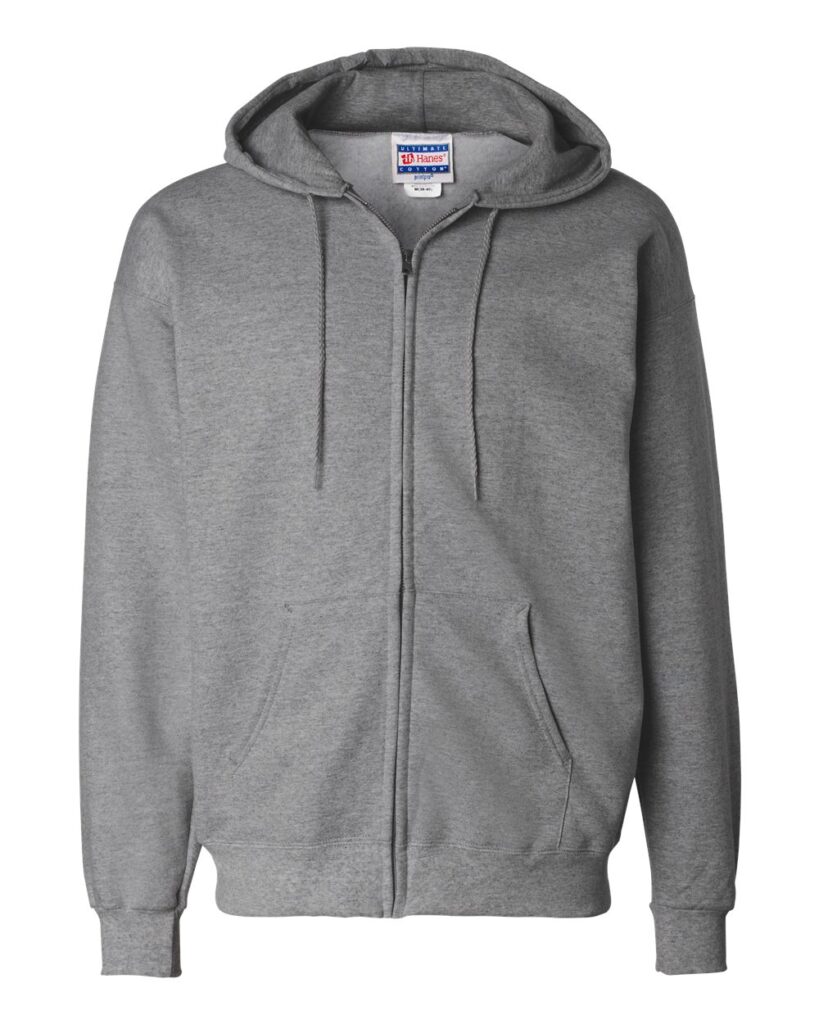 Hanes - Ultimate Cotton® Full-Zip Hooded Sweatshirt - F280